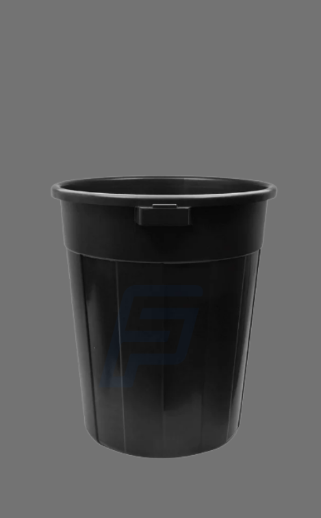 Tambo de plástico de 100 litros con boca ancha