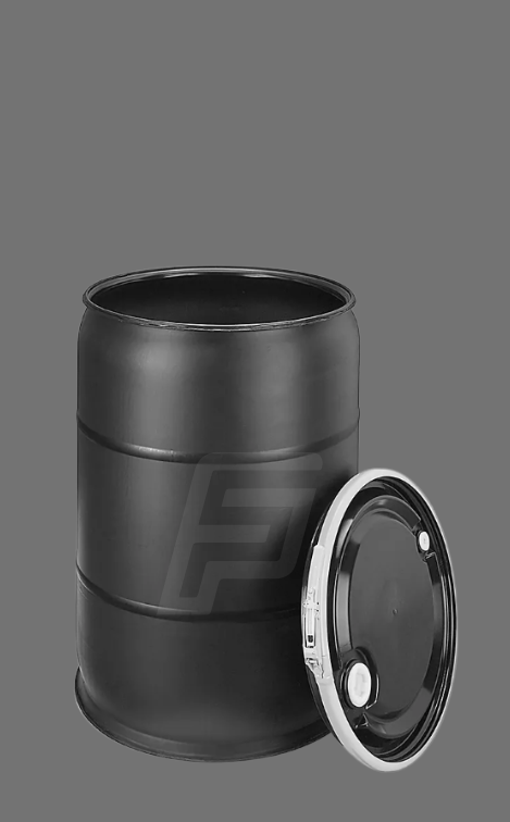 Tambor de plástico anillado de 220 litros de HDPE