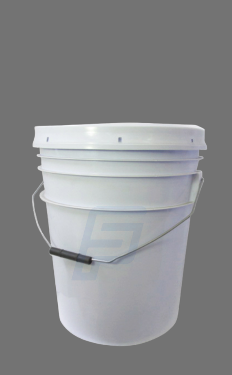 Cubeta de plástico de 20 litros reforzada